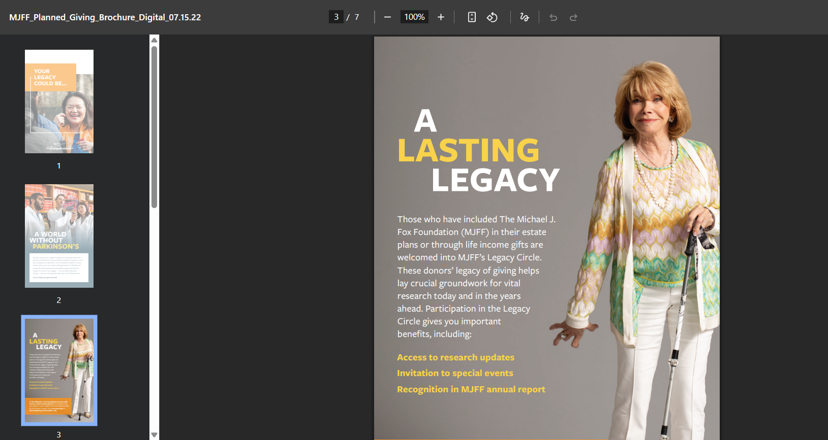 Estate planning free downloadable resource for donors