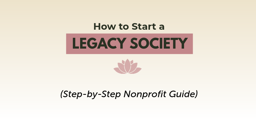 How to start a legacy society