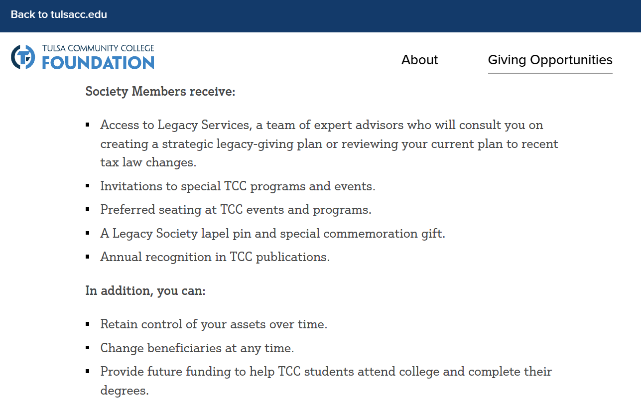 Planned giving and estate planning illustration