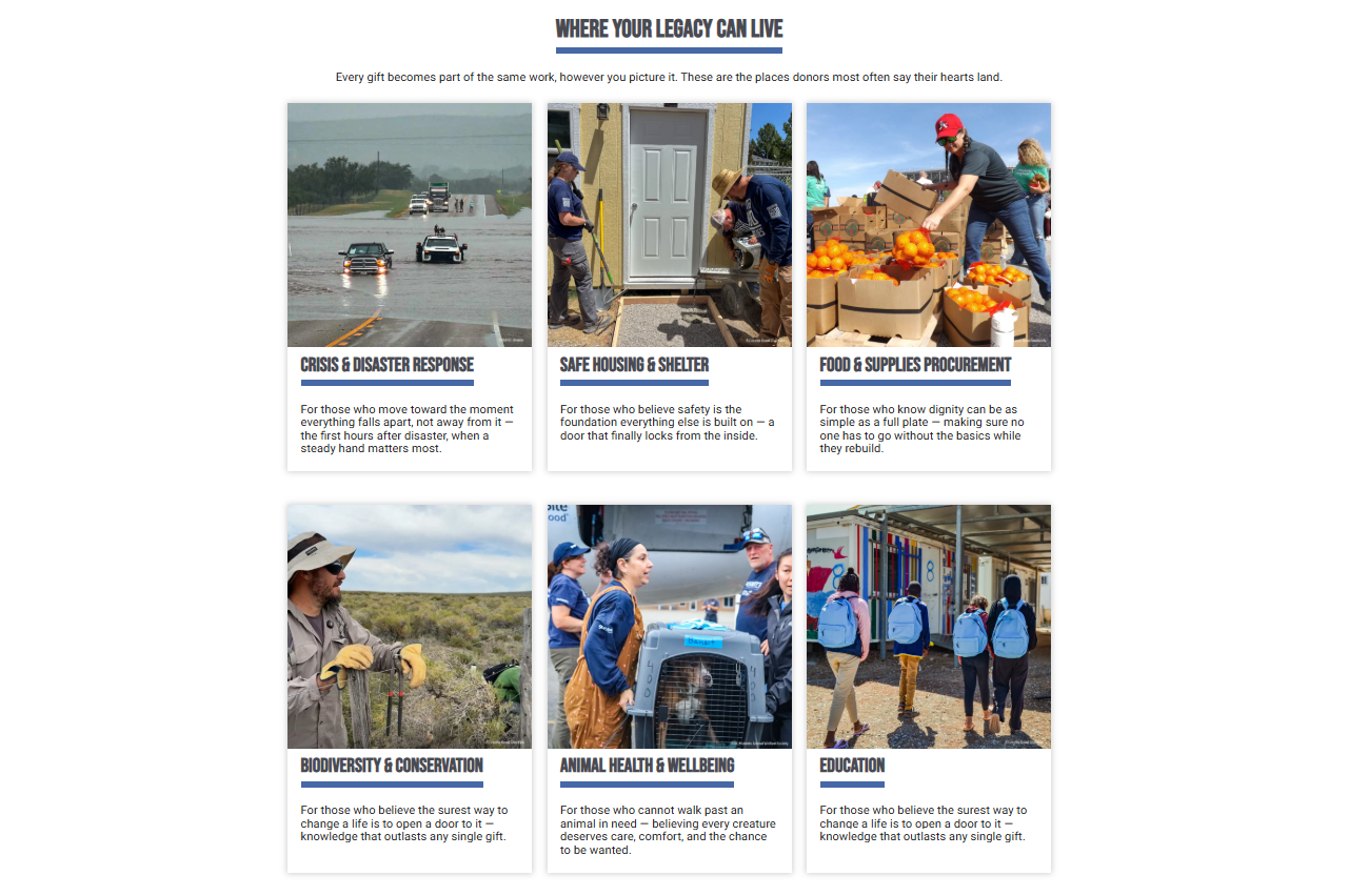 How Greater Good focuses more on mission impact than tax jargon